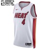Barn Miami Heat Tröja Victor Oladipo 4 Nike 2022-23 Association Edition Vit Swingman